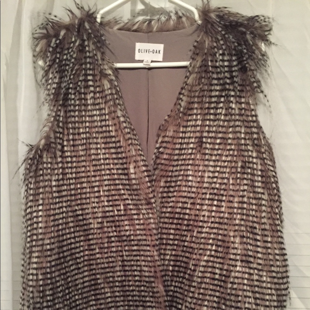 Olive + Oak Fur Vest